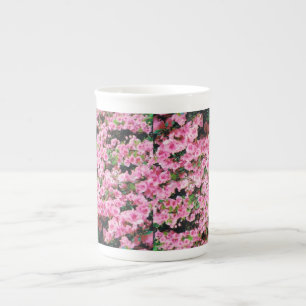 Petite Coffee Cup met Floral Design Porselein Kop
