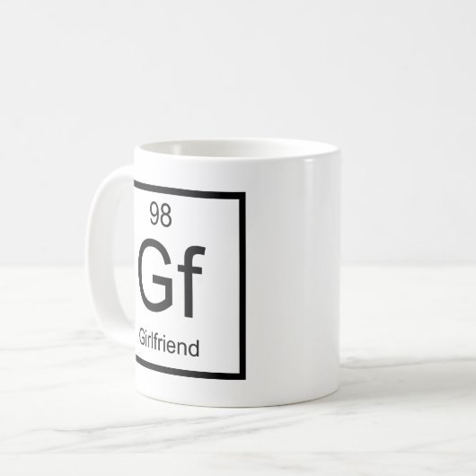 Petite copine café Mug (Devant gauche)