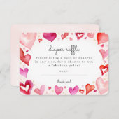 Petite couche-amoureuse Raffin Invitation Insertio (Devant / Derrière)