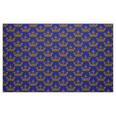 Petite couronne d'or, tissu bleu (Fat Quarter)