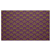 Petite couronne d'or, tissu pourpre (Fat Quarter)