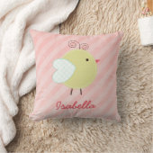 Petite coussin nommé personnalisé par birdie (Couverture)