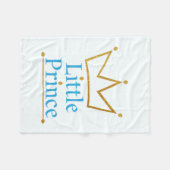 Petite couverture d'ouatine de bébé de prince (Devant (Horizontal))