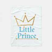 Petite couverture d'ouatine de bébé de prince (Devant)