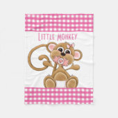 Petite couverture d'ouatine de bébé de singe (Devant)