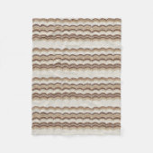 Petite couverture d'ouatine de mosaïque beige (Devant)