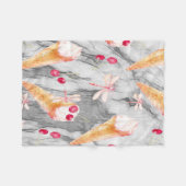 Petite couverture en polaire avec cônes en crème g (Devant (Horizontal))