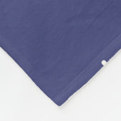 Petite couverture en polaire bleue (Coin)