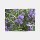 Petite couverture pluvieuse de violettes (Devant (Horizontal))