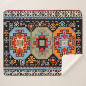 Petite couverture Sherpa d'Art Traditionnel Arméni (Devant (Horizontal))
