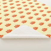 Petite couverture Sherpa Poisson Or - Vos Couleurs (3/4)