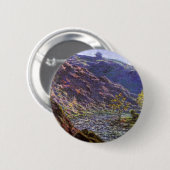 Petite Creuse, zonlicht van Claude Monet Ronde Button 5,7 Cm (Voorkant /achterkant)