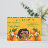 Petite Cutie Baby Shower Invitations (Debout devant)
