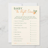 Petite Cutie Citrus Baby La bonne carte de prix (Devant)