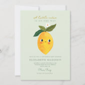Petite Cutie Citrus Baby shower Invitation (Devant)