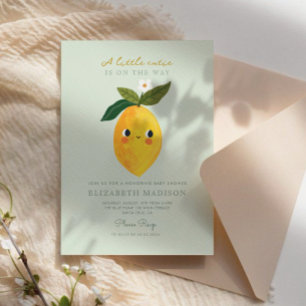 Petite Cutie Citrus Baby shower Invitation