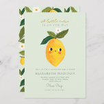 Petite Cutie Citrus Baby shower Invitation<br><div class="desc">Little Cutie est sur le chemin Lemon Baby shower Invitation</div>