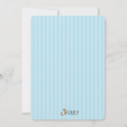 Petite Dame Parapluie Invitations de fête d'annive (Dos)