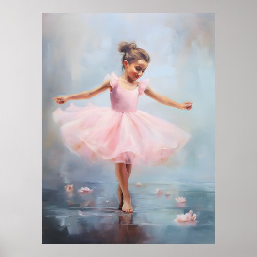 Petite danseuse affiche d'art (Devant)