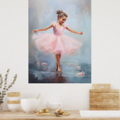 Petite danseuse affiche d'art (Cuisine)