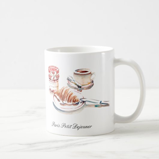 Petite Degeuner tasse de café de Paris (Droite)
