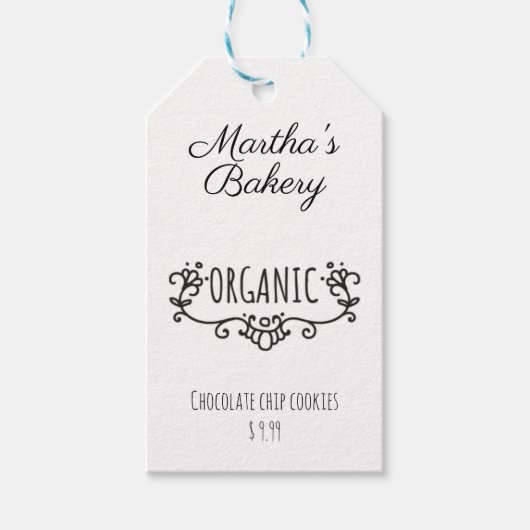 petite entreprise boulangerie étiquette de prix de (Devant)