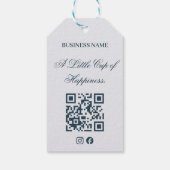 Petite Étiquette Cadeau Café Bonheur (Dos)