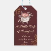 Petite Étiquette Cadeau Café Confort (Devant)