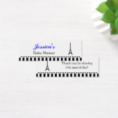 Petite étiquette Silhouette Tour Eiffel - Bleu cla (Bureau)