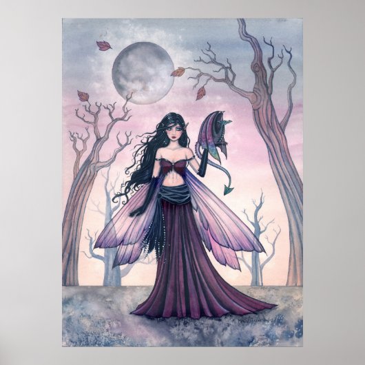 Petite fée bête avec poster de dragon (Devant)