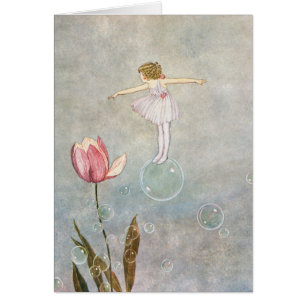 Petite fée sur une bulle
