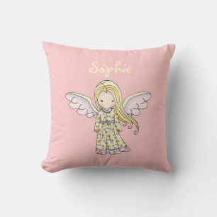 Petite Féerie d'ange oreiller à lancer personnalis