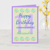 Petite-fille 14 Carte d'anniversaire de Keepsaké m (Fleur jaune)