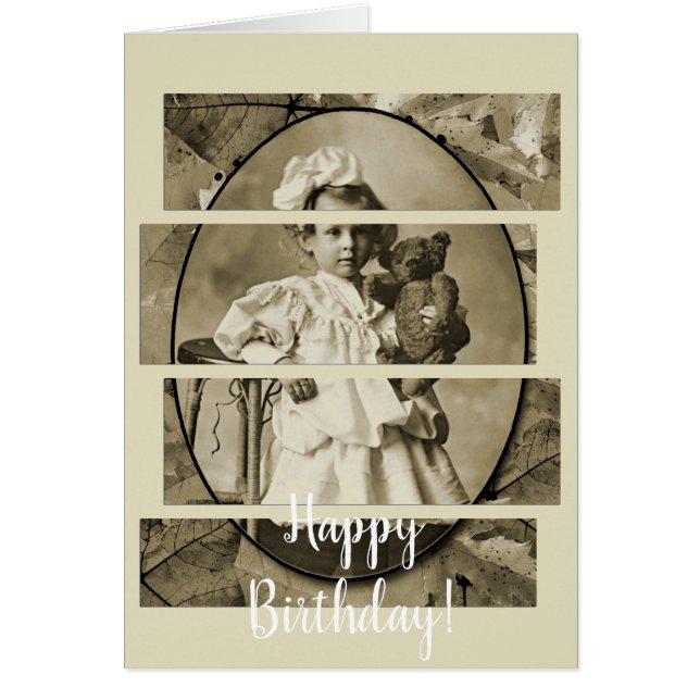 PETITE FILLE ADORABLE AVEC TEDDY BEAR DOLL 1900 (Devant)