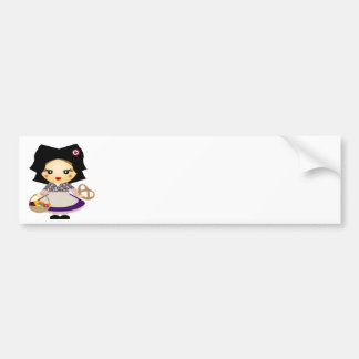 Petite fille alsacienne bumpersticker