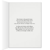 Petite-fille Anniversaire Rose Daisées (Intérieur (Droit))