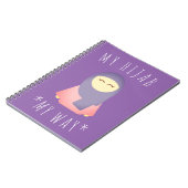 PETITE FILLE AVEC CARNET HIJAB CADEAU ISLAMIQUE (Côté gauche)