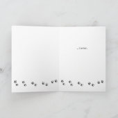 Petite fille avec chiot meilleure carte d'ami (Intérieur)