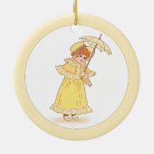 Petite fille avec ornement parapluie (Dos)