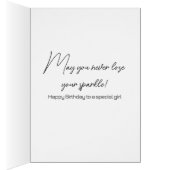 Petite fille avec rouge à lèvres Anniversaire (Intérieur (Droit))