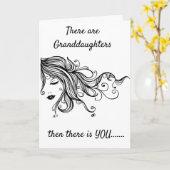 "PETITE-FILLE" AVEC UNE CARTE AMOUREUSE D'ANNIVERS (Fleur jaune)