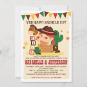 Petite fille Baby shower Invitation (Devant)