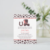 Petite fille bébé douche Invitations (Debout devant)