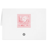 petite-fille Bonne carte rose de fête des mères (Dos Horizontal)