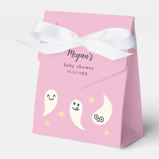 Petite fille Boo Baby shower Ballotins (Verso)