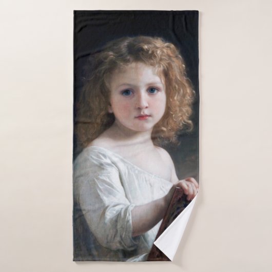 Petite fille, Bouguereau (Serviette de bain)