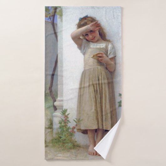 Petite fille, Bouguereau (Serviette de bain)