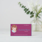 Petite fille Carte de visite (Debout devant)