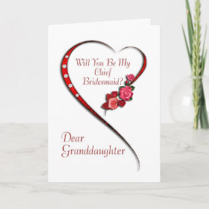 Petite-fille, Coeur torride invitation de Bridesma