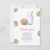 Petite fille Cookie fête d'anniversaire merci (Devant)